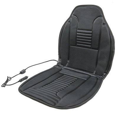 Накидка з підігрівом для автомобільного сидіння, чорна (12V, 35/45W, розмір:96x46см) EL 100 576 EL 100 576 фото