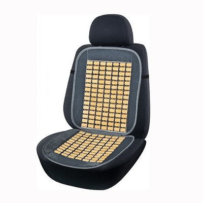 EL 100 661 / Накидка-масажер для автомобільного сидіння (пласка кісточка), 44х94см, сіра 1758671371 фото
