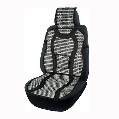 EL 100 655 / Накидка-масажер для автомобільного сидіння (бамбук), 47х127см, чорна 1758671374 фото