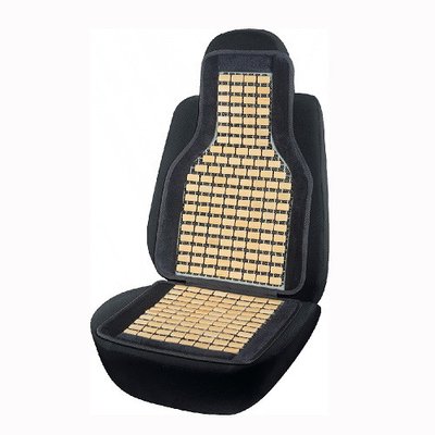 Накидка-масажер для автомобільного сидіння (пласка кісточка), 45х108см, чорна (EL 100 650) EL 100 650 фото