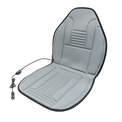 Накидка з підігрівом для автомобільного сидіння, сіра (12V, 35/45W, розмір:96*46см) EL 100 577 EL 100 577 фото