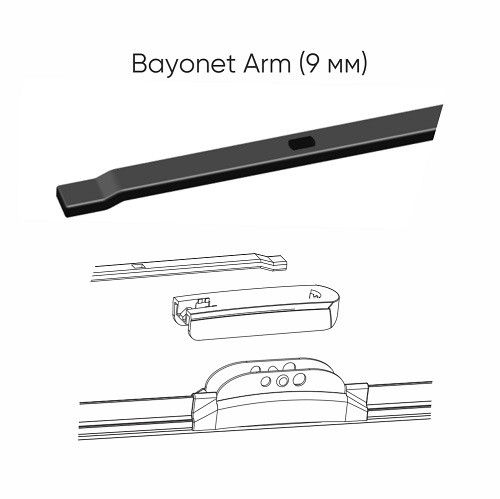 Адаптер BAYONET LOCK комплект 2 шт EL 300 222 EL 300 222 фото