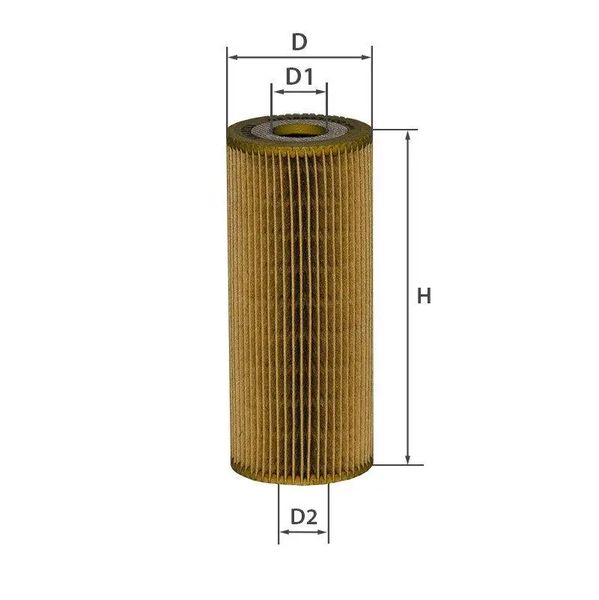 Фільтр масляний OE18033ECO ( OE 640/1 / WL7008 / OX 143D / HU 726/2 x ) OE18033ECO фото