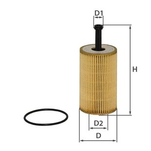 Фільтр масляний OE18006ECO ( OE 648/6 / WL7422 / OX 401D / HU 612/2 x ) OE18006ECO фото