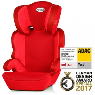 Крісло дитяче 15-36 кг Heyner MaxiProtect AERO SP (II + III) Racing Red (797 300) 797 300 фото