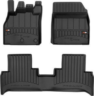 Коври салону гумові RENAULT Scenic III 2009-2016, Renault Scenic III Grand 2009-2016 / 3D408845 3D408845 фото